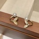 Elegant Pearl Tail Earrings - Image 2