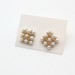 Pearl Square Korean Earrings – Elegant Women’s Fashion Jewelry - Image 5