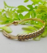 Imported Adjustable Leafy Crystal Bracelet