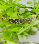 Sparkling Floral Adjustable Bracelet - Image 2