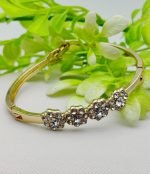 Sparkling Floral Adjustable Bracelet