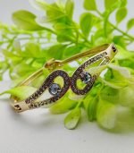 Imported Adjustable Infinity Charm Bracelet with Crystal For Girls & Women - Image 2