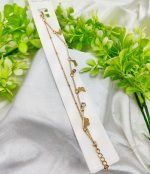 Imported Elegant Adjustable Butterfly Charm Bracelet - Image 2